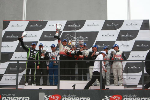 Podium in Navarra