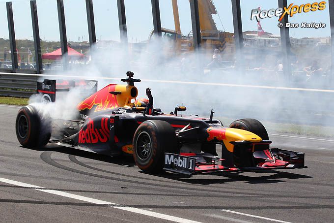 Max Verstappen F1 demo Zandvoort