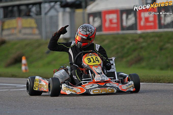 Sam Claes kampioen in de 125cc shakelkarts