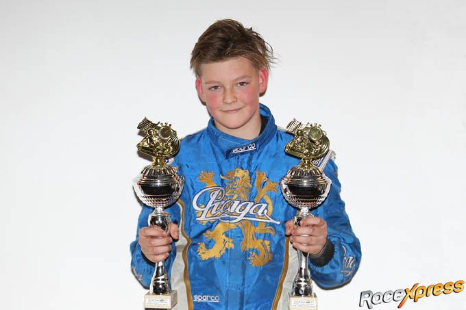 Bastiaan van Loenen vice-kampioen IAME X30 junioren