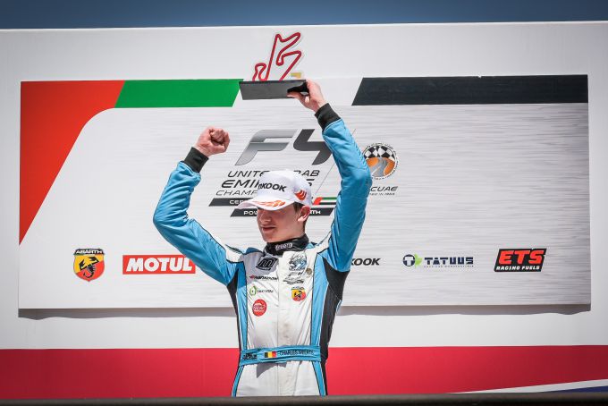 Charles Weerts Champion Formula 4 United Arab Emirates