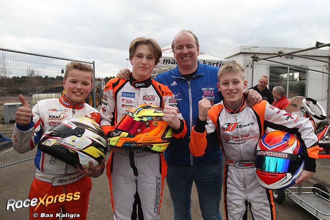 JJ Racing top trio met Jacco van Dijk JvD Power