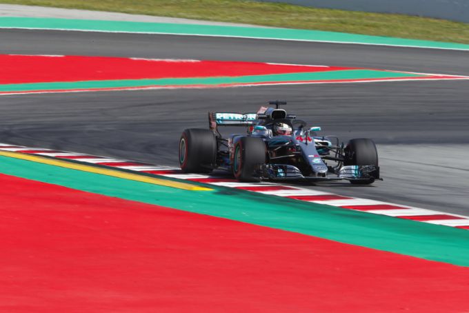 Lewis Hamilton Mercedes Grand Prix Spanje