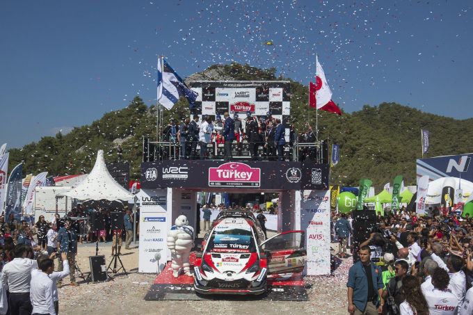 Toyota GAZOO Racing pakt goud en zilver tijdens pittige Rally van Turkije