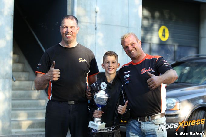 Vader en zoon Kielstra en Kurt Timmermans TK Racing