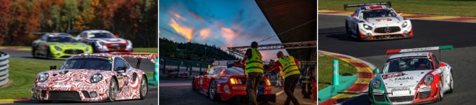24H Series 2018 Creventic Porsche Mustang pits Porsche-Mercedes duel