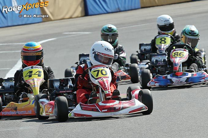 Theo Visser aan kop bij de Parolin Rocky