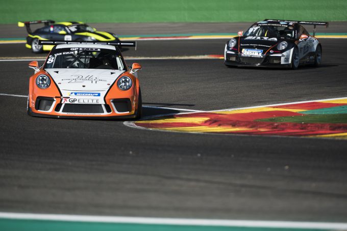 Porsche Cup Benelux bus stop chicane
