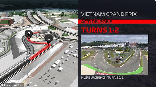 Hanoi F1 turn 1 Nurburgring