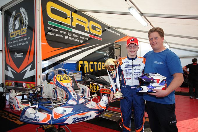 kas Haverkort met teambaas Willemjan Keijzer