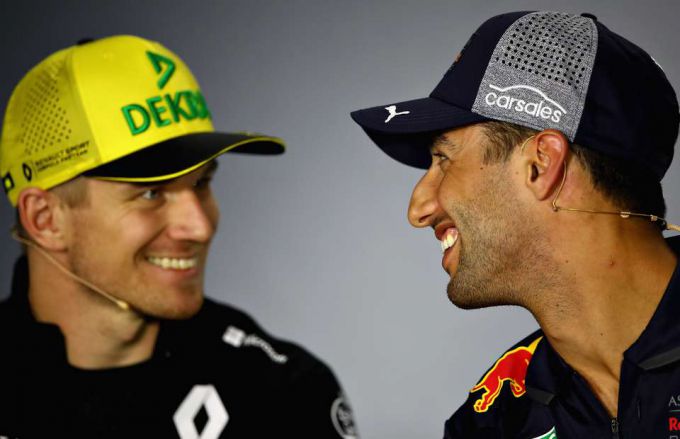 Ricciardo en Hulkenberg