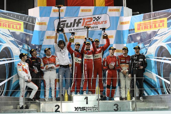 Gulf 12 Hours Kessel Ferrari winnaar