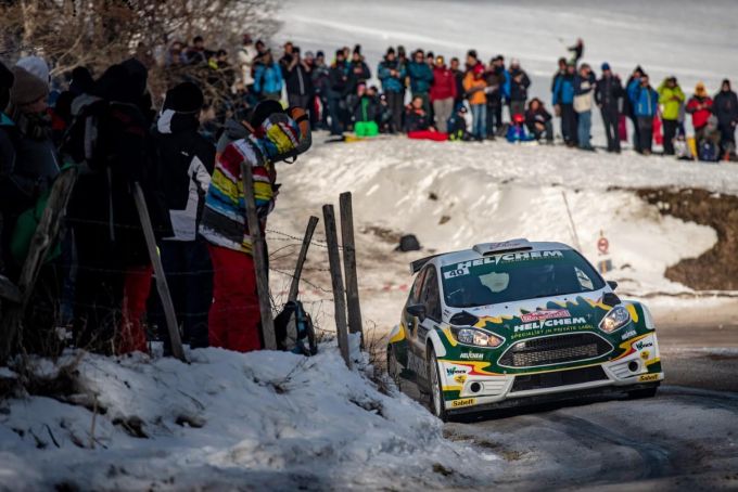 Henk Vossen in Rally van Monte Carlo