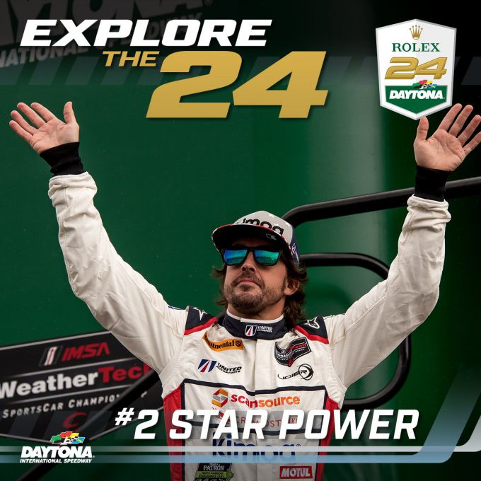 Fernando Alonso 24H Daytona 2019