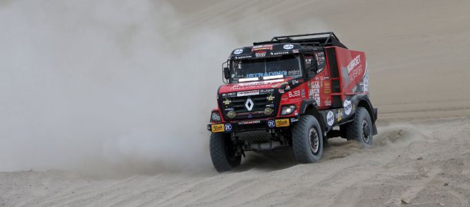 Mammoet Rallysport met Martin van den Brink en Janus van Kasteren in de ...