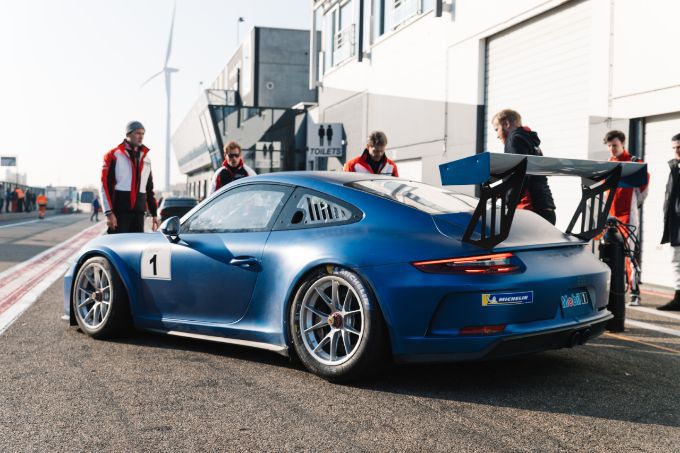 Porsche 991 testauto Junior Recruitment Program Zolder 2019