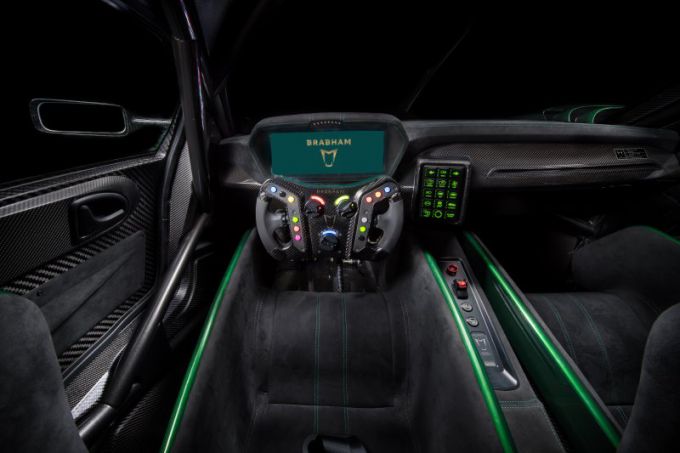 Brabham BT62 driver view cockpit