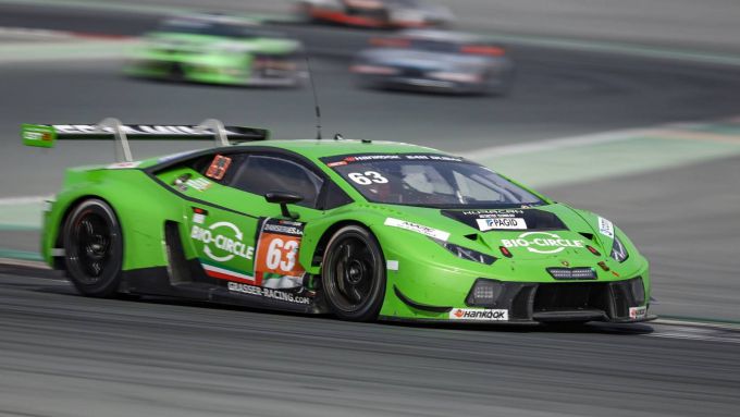 Hankook 24H DUBAI: Mirko Bortolotti zet GRT Grasser Racing Team-Lamborghini op pole-positie