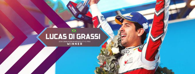 Lucas Di Grassi winnaar Mexico Formula E
