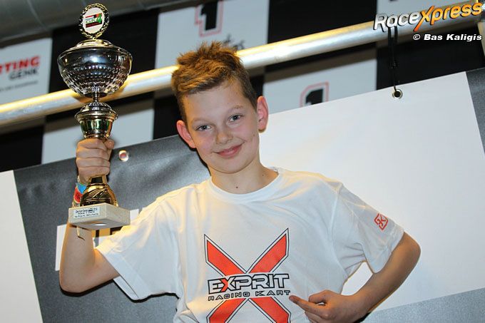 Dylan Visser wint GK4 Mini junioren