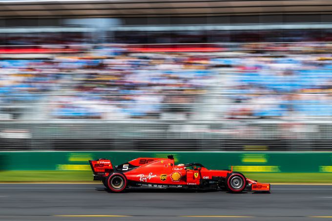 Ferrari Vettel volle vaart F1 GP Australie 2019