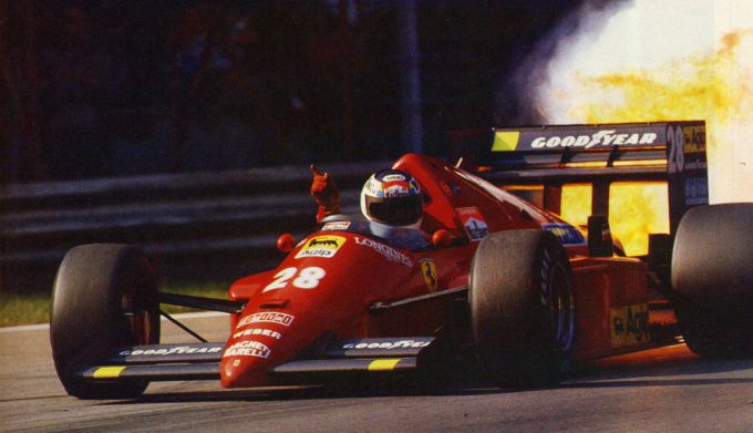 Stefan Johansson Ferrari F1 GP Italy