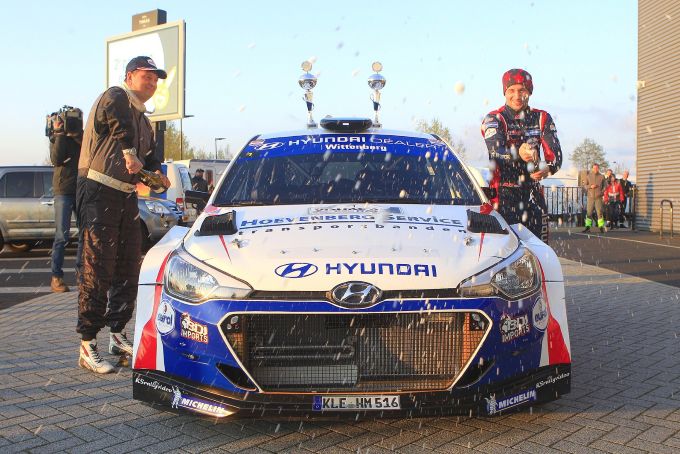 Eerste zege voor Bob de Jong met Hyundai