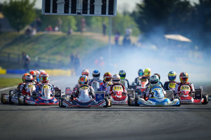 Europees kampioenschap karting OK en OK Junior in Angerville