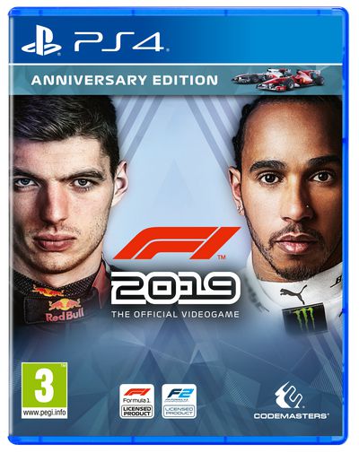 F1 game van de Codemasters F1 2019 Max Verstappen en Lewis Hamilton