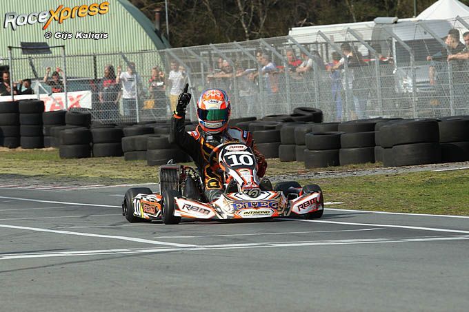 Jordy van der Eijk wint NK karting Rotax Max Senior