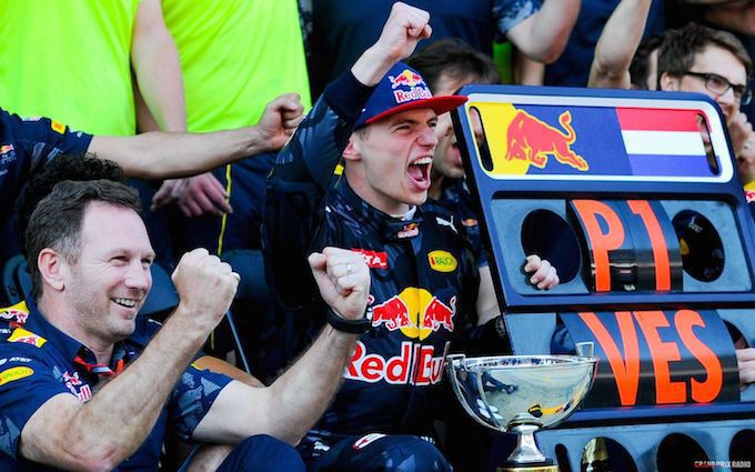 Max Verstappen 2016 GP Spanje Red Bull