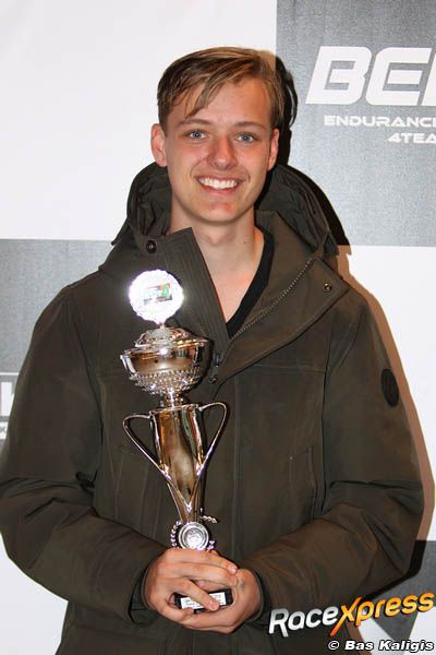 Max Wolf podium karting