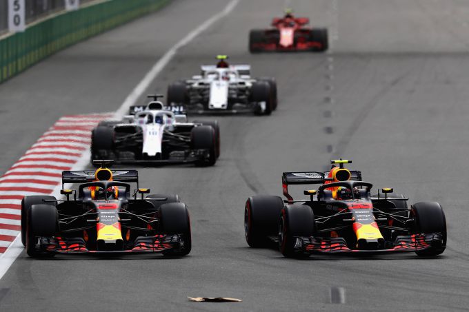 Red Bull Baku 2018 Verstappen Ricciardo