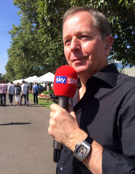 Sky Sports F1 commentator Martin Brundle