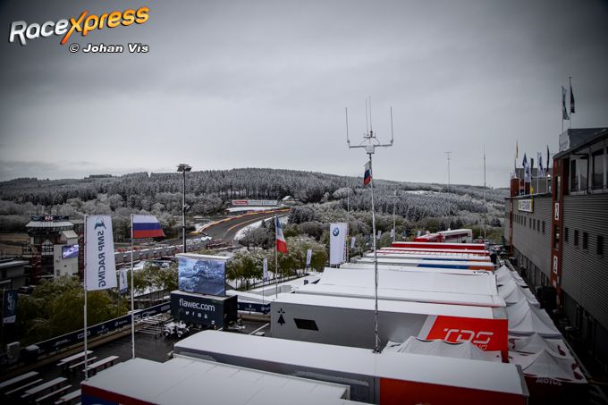 Winter wonderland tijdens FIA World Endurance op Spa-Francorchamps