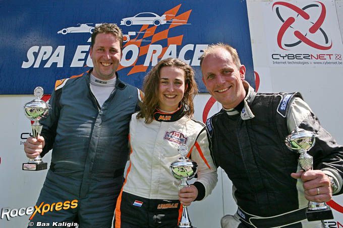 Charlotte Verkuijlen naar podium op Spa-Francorchamps