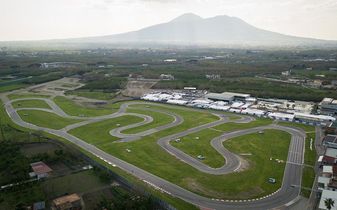 FIA European Championship Karting Circuit Internazionale Napoli in Sarno