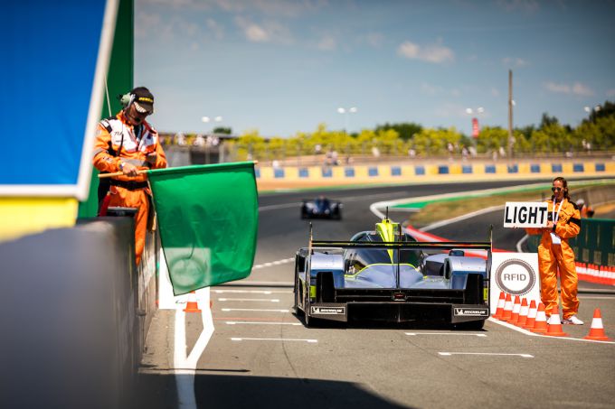 Le Mans 2019 pit exit testdag