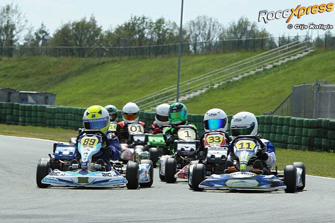 NK Karting Jordy van de Goor in de kopgroep