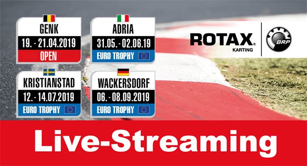 LIVESTREAMING Rotax Max Euro Trophy Adria International Raceway