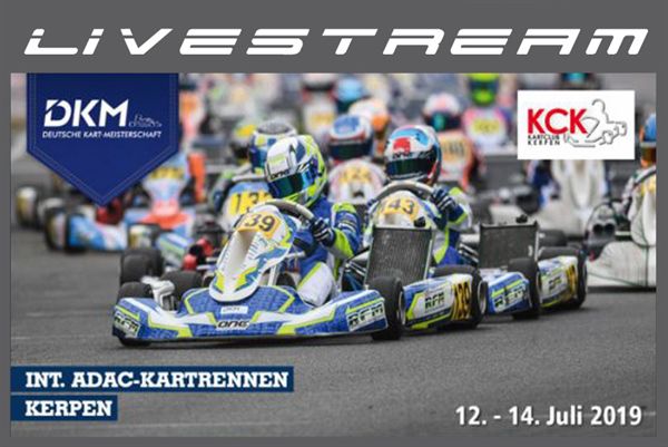 LIVESTREAM Deutsche Kart Meistershaft (DKM) Race 3 Erftlandring in Kerpen