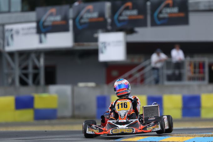 Sterke performance Kas Haverkort bij FIA Europees Kampioenschap karting in Le Mans