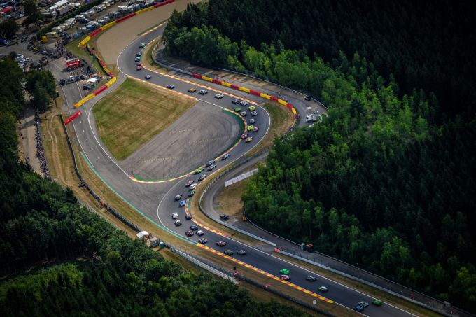 Total 24 Hours Spa 2019 bovenaanzicht circuit