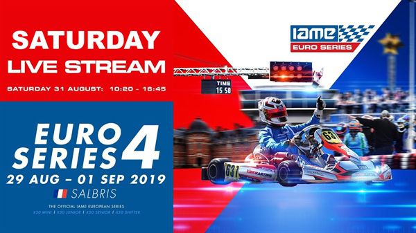 LIVESTREAM IAME Euro Series Race 4 Salbris: Mini / IAME X30 Junior / IAME X30 Senior