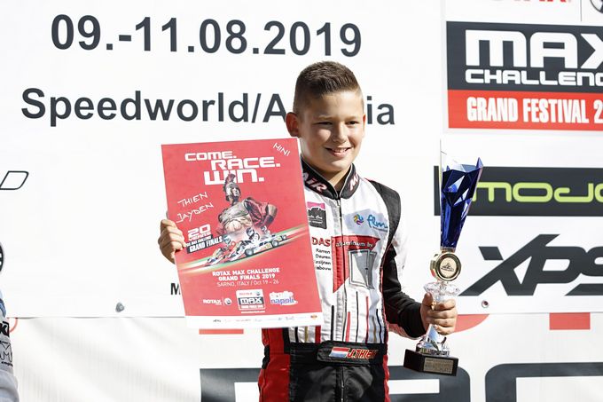 Jayden Thien wint Kartfestival MiniMax