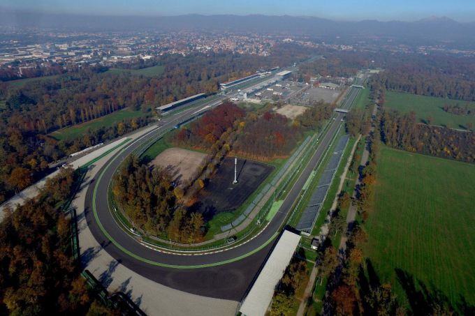 2020 DTM luchtfoto circuit Monza