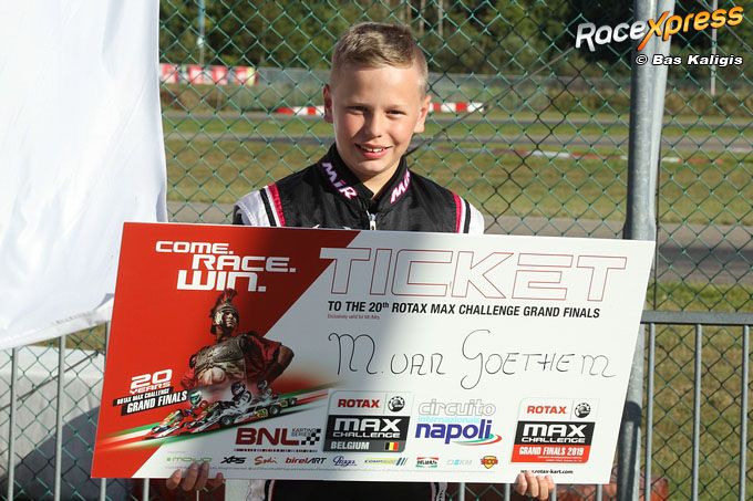 Matthias Van Goethem naar Rotax Max Challenge Grand Finals in Italia
