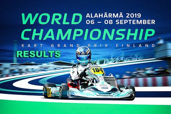 Results 2019 FIA ​​Karting World Championship Alahrm Powerpark in Finland