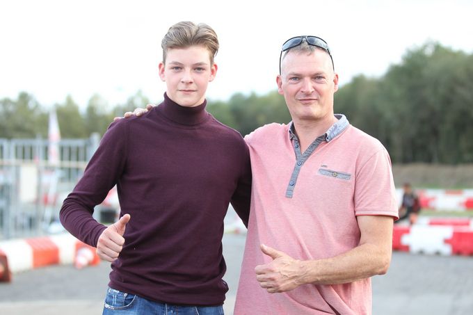 Bastiaan van Loenen en vader Alex van Loenen