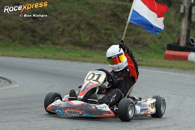 Kas de Kreek Nederlands rookie-kampioen karting Parolin Rocky